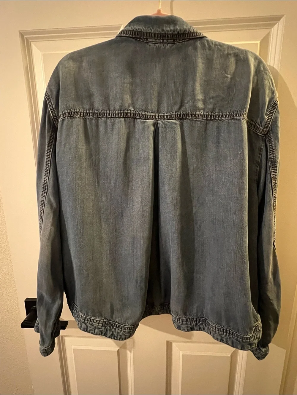 Free people 100% lyocell Jacket - Light Blue Women’s Button-Up